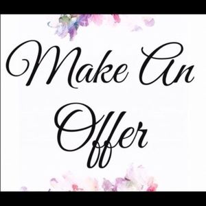 Don't be shy, make an offer! Posting more later🌷